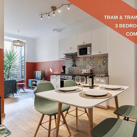 Cosy And Trendy 3 Bedrooms Train Tramway Nice Buitenkant foto