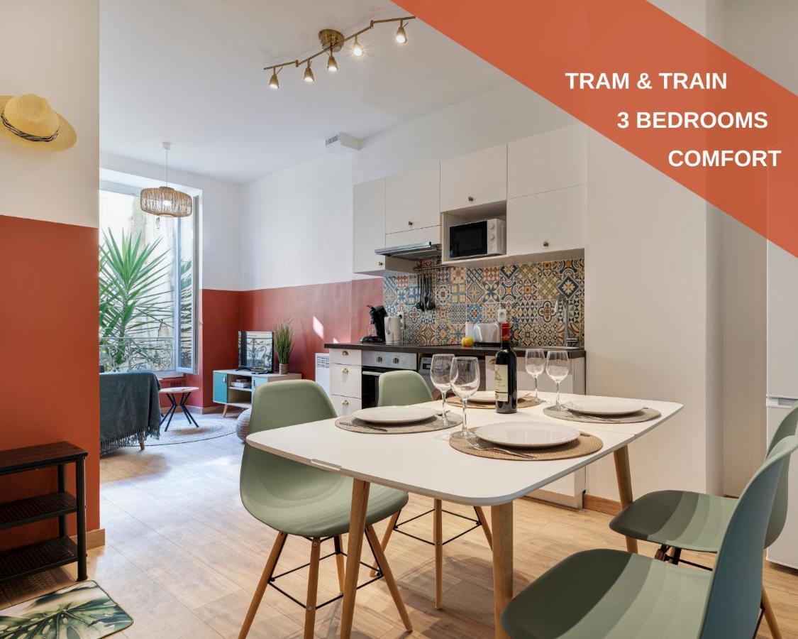 Cosy And Trendy 3 Bedrooms Train Tramway Nice Buitenkant foto